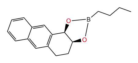 cis-1,2,3,4-Tetrahydroanthracene-1,2-diol butylboronate